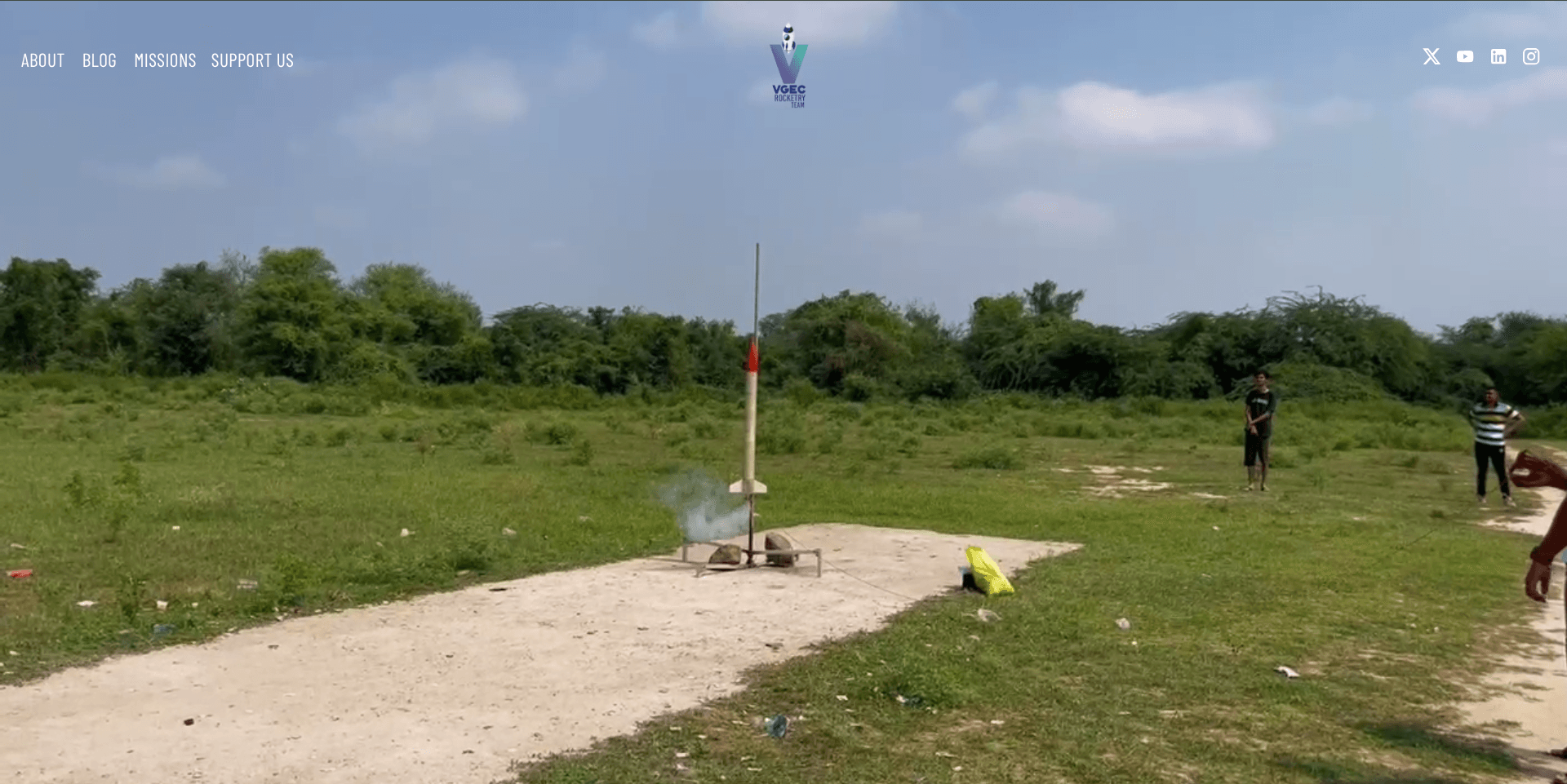 VGEC Rocketry Home Page Image